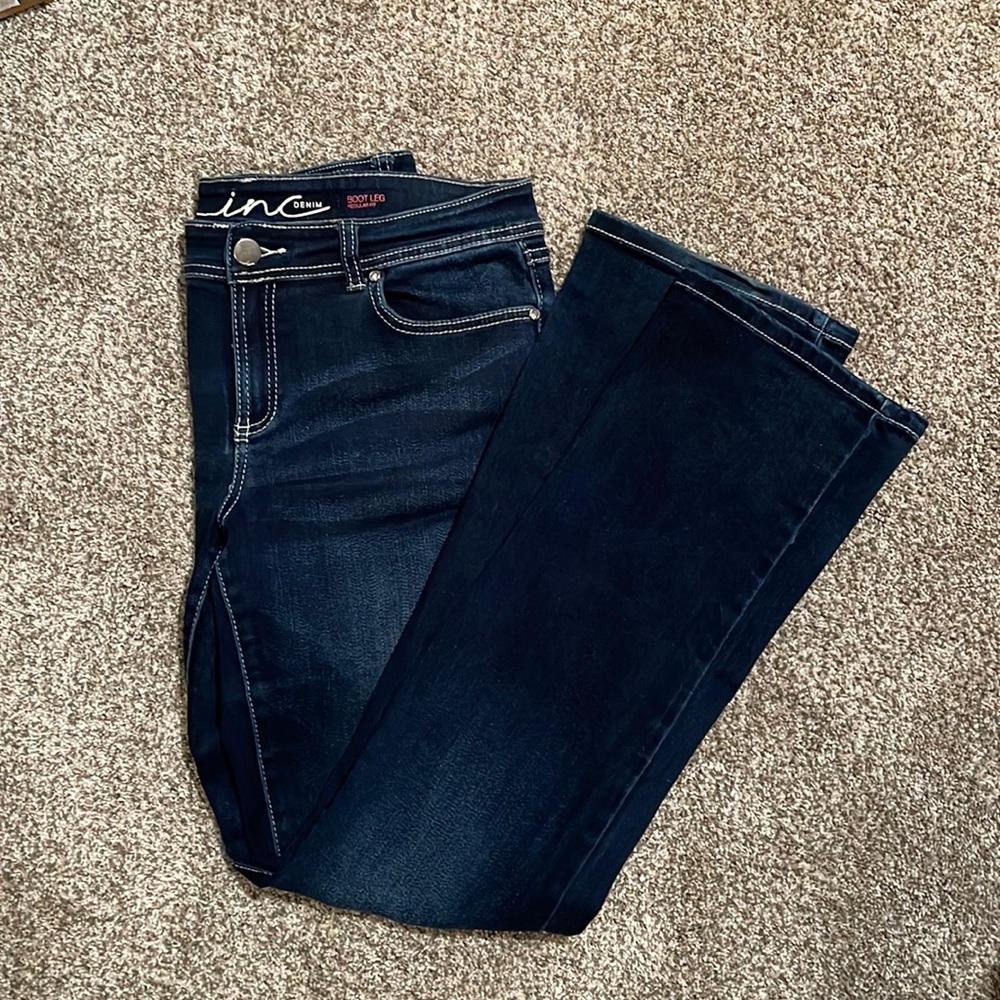 INC Bootleg Regular Size 12 Jeans - Like New